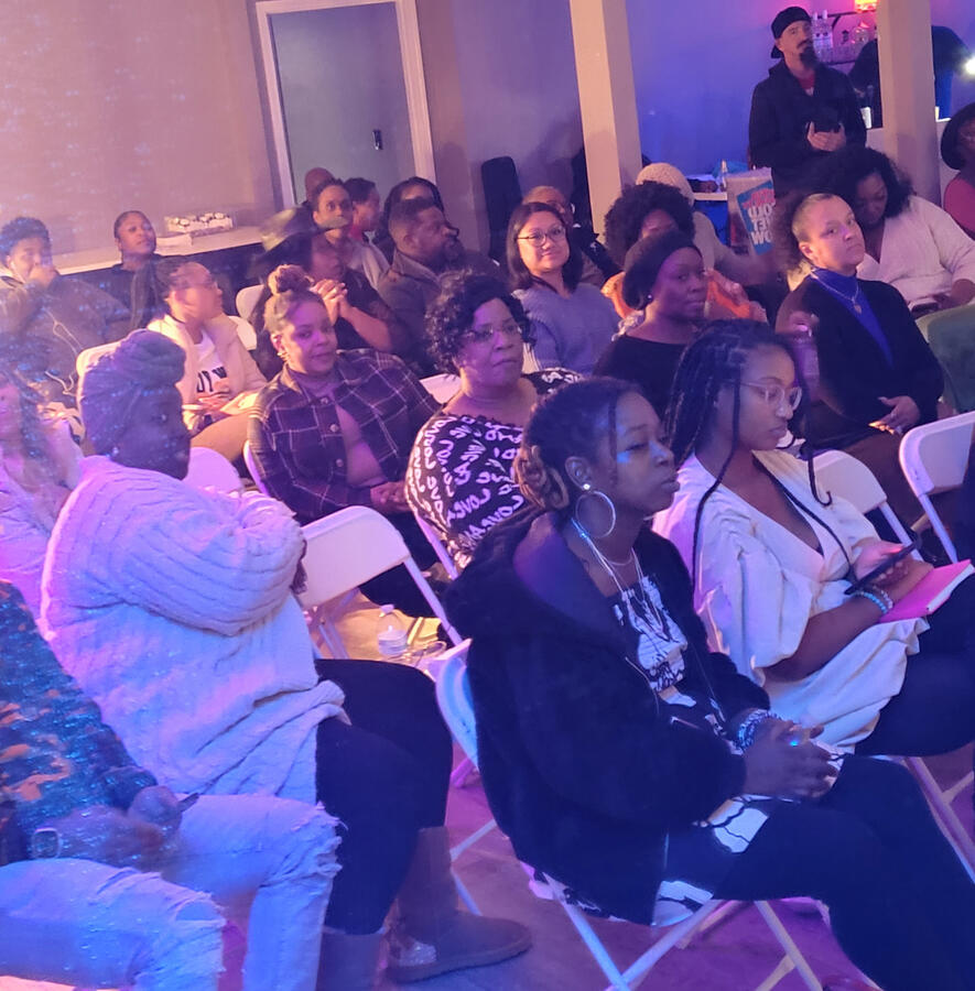 Crowd Shot Feb 2025 Fire Jazz & Poetry